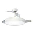 VENTILADOR TECHO MISTRAL 3 ASPAS RETRACTIL BLANCO 107 CM